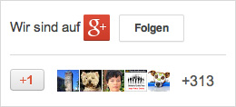 Wir sind bei Google+